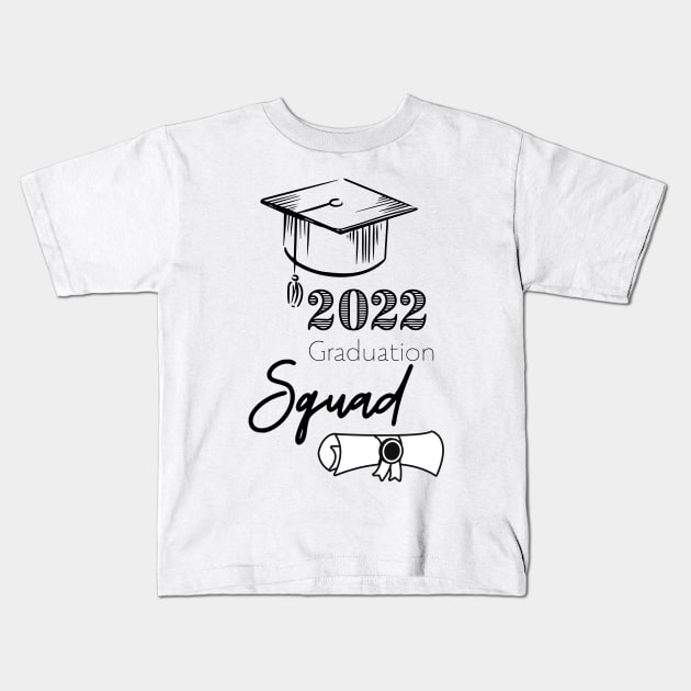 2022 Graduation Squad Kids T-Shirt by Totalove